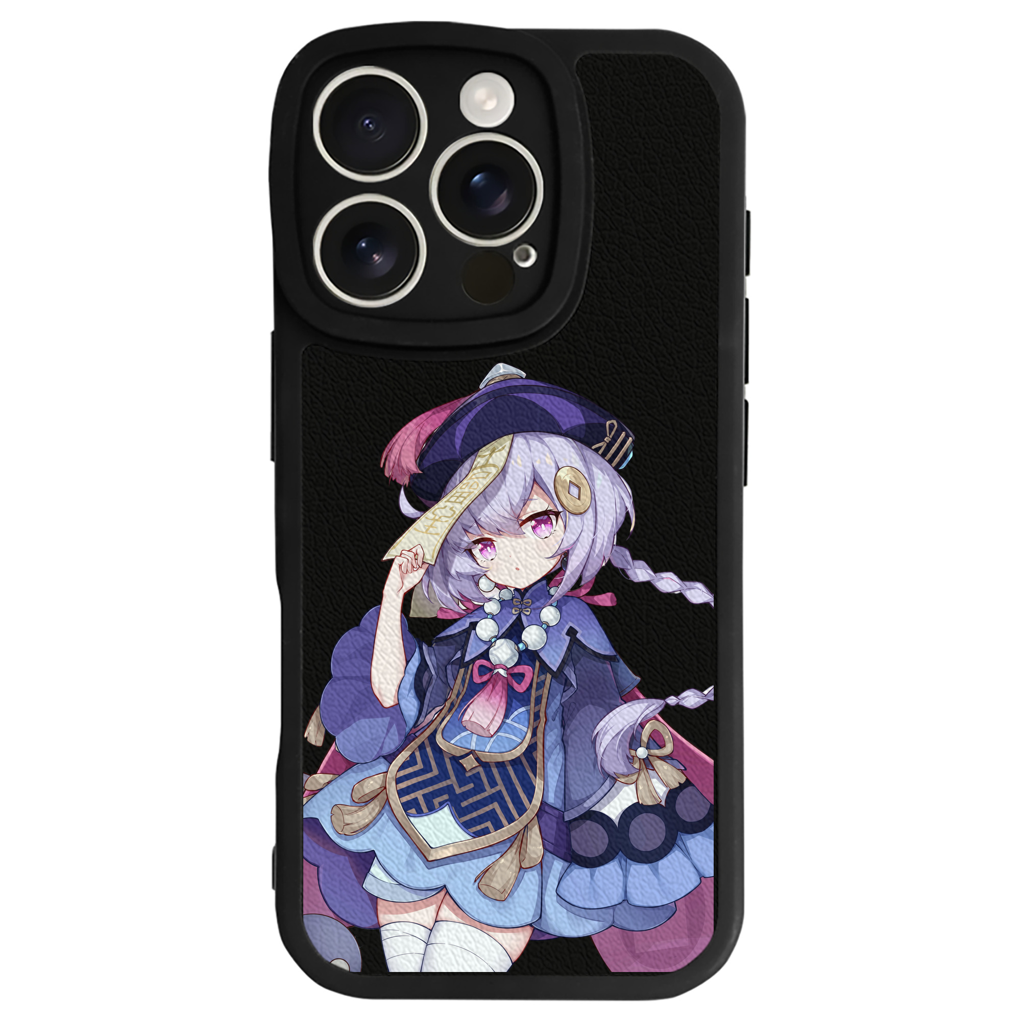 げんし神 七七 なな  genshin Nana 【iPhone 16シリーズ対応】シリコンスマホケース（レザー調） 材質：シリコン